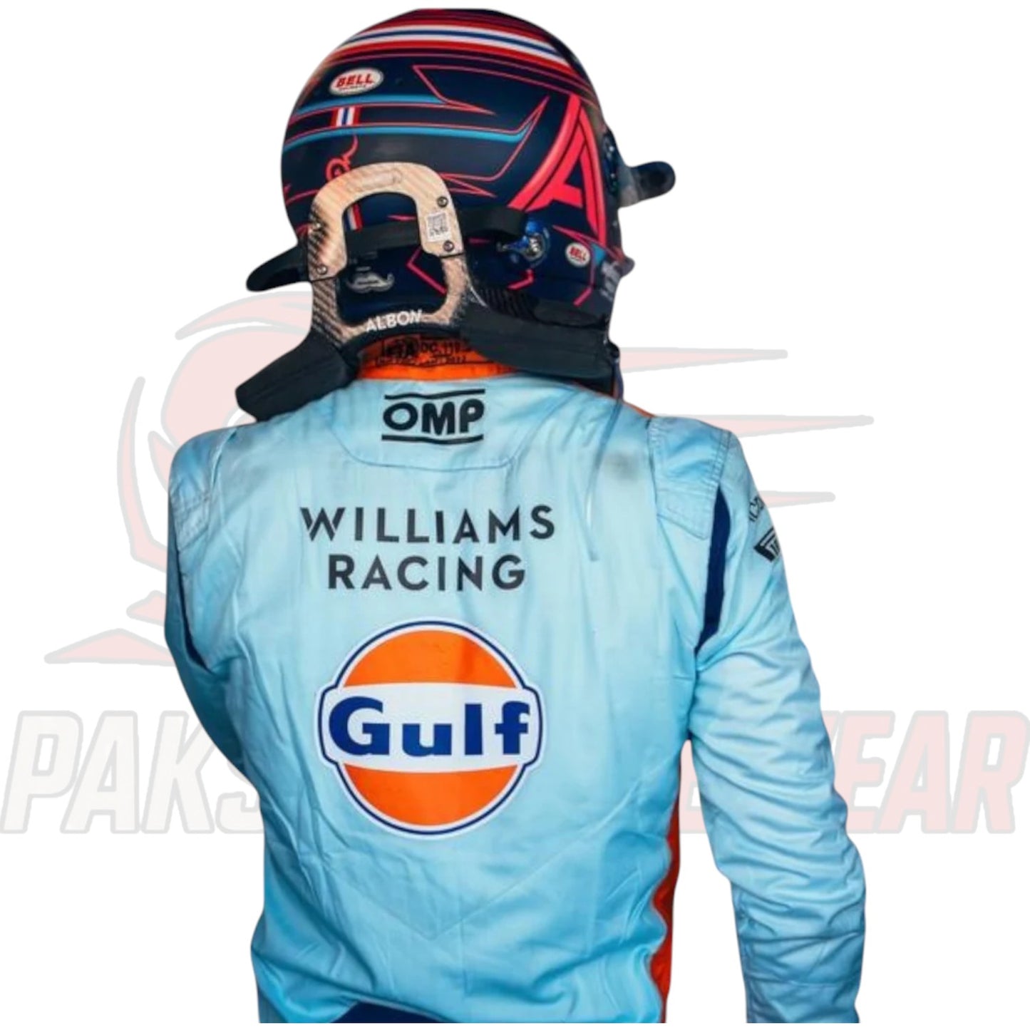 Alex Albon F1 Racing Suit 2023 – Gulf x Williams – Singapore GP Replica
