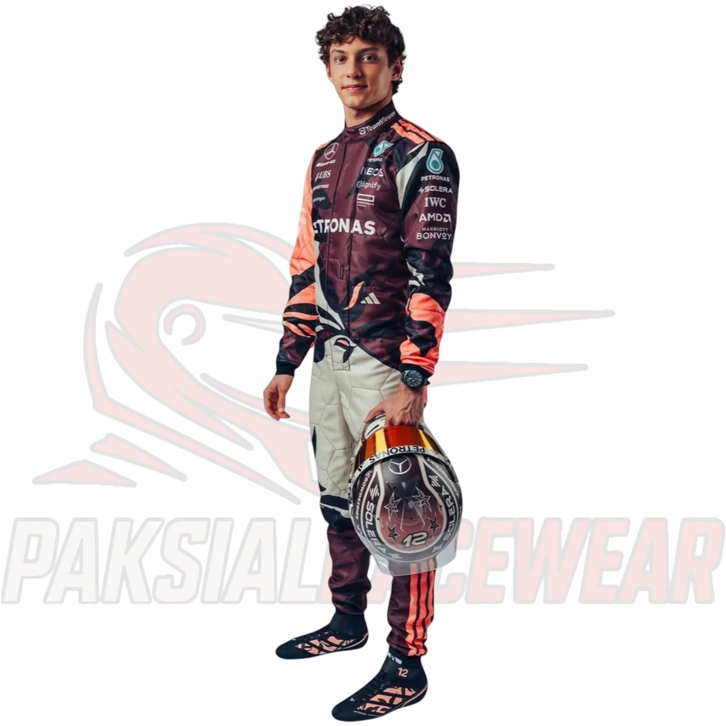 Andrea Kimi Antonelli 2025 Mercedes F1 Miami GP Race Suit