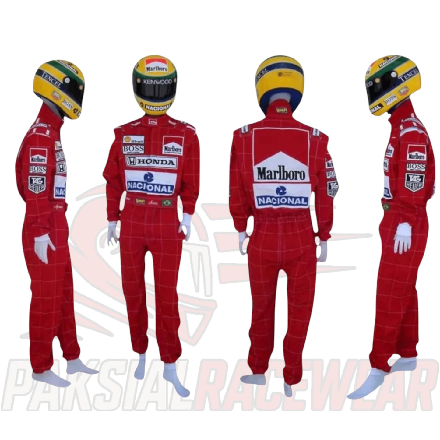 Ayrton Senna 1991 McLaren F1 Embroidered Racing Suit Replica by Paksial Racewear