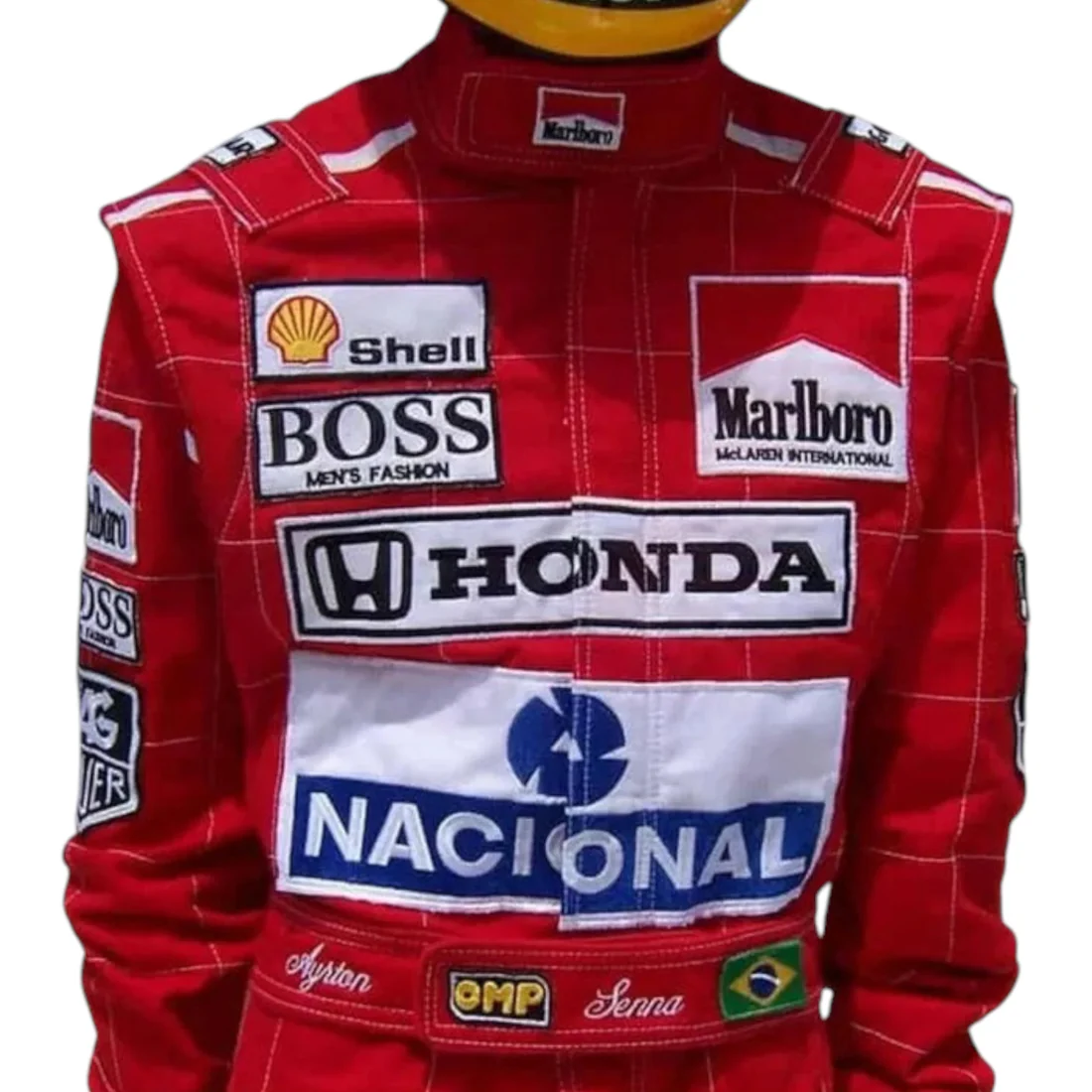 Ayrton Senna 1991 McLaren F1 Embroidered Replica Suit by Paksial Racewear