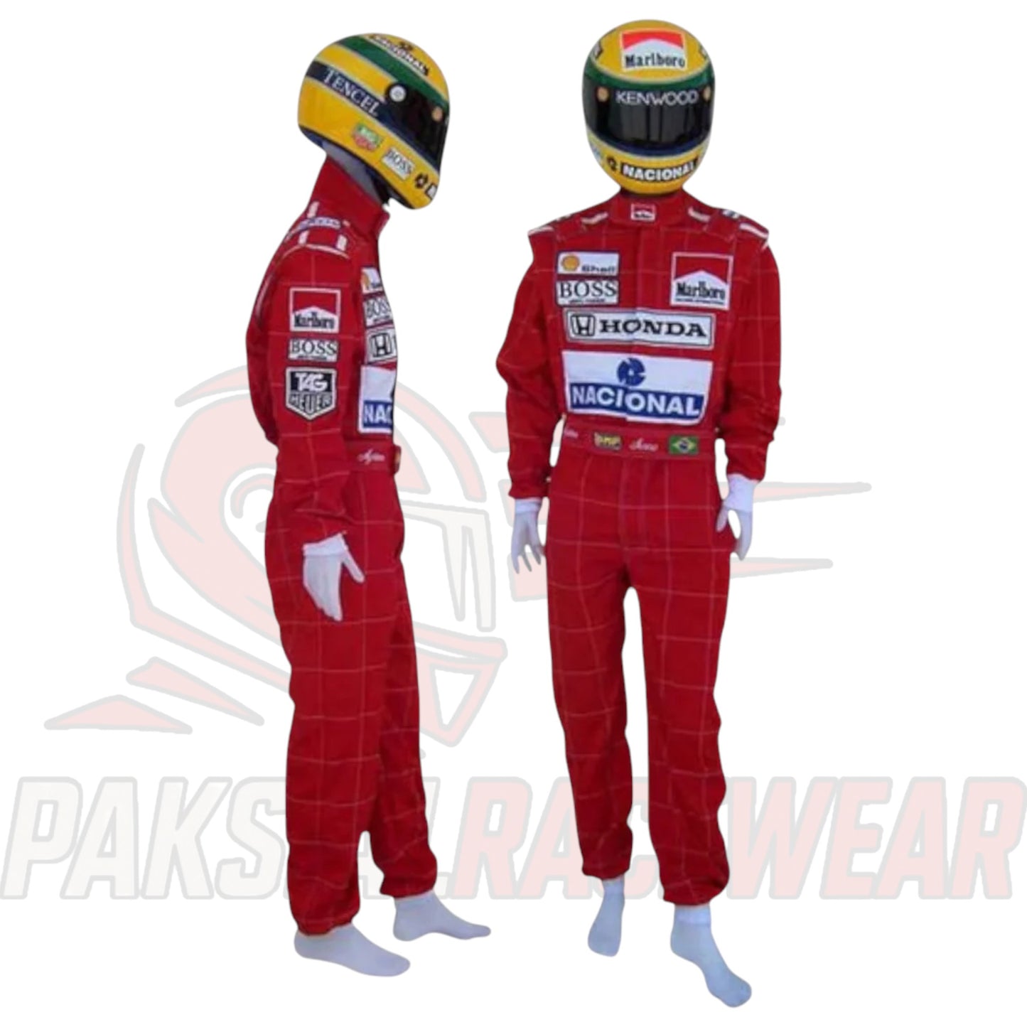 Ayrton Senna 1991 McLaren F1 Embroidered Replica Suit by Paksial Racewear