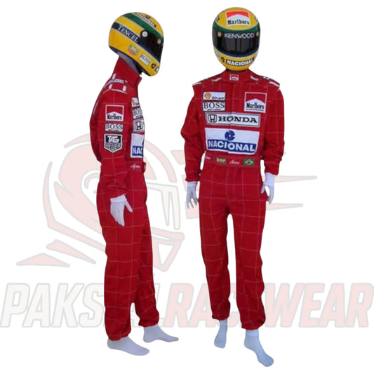 Ayrton Senna 1991 McLaren F1 Embroidered Replica Suit by Paksial Racewear