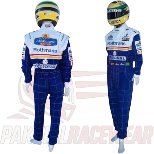 Ayrton Senna 1994 Williams Renault F1 Racing Suit by Paksial Racewear