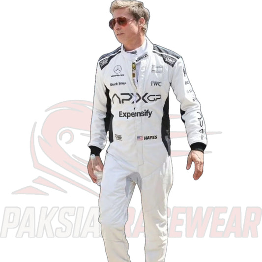 Brad Pitt Formula 1 Movie Go Kart Suit | Exclusive Racing Print Suit by Paksial