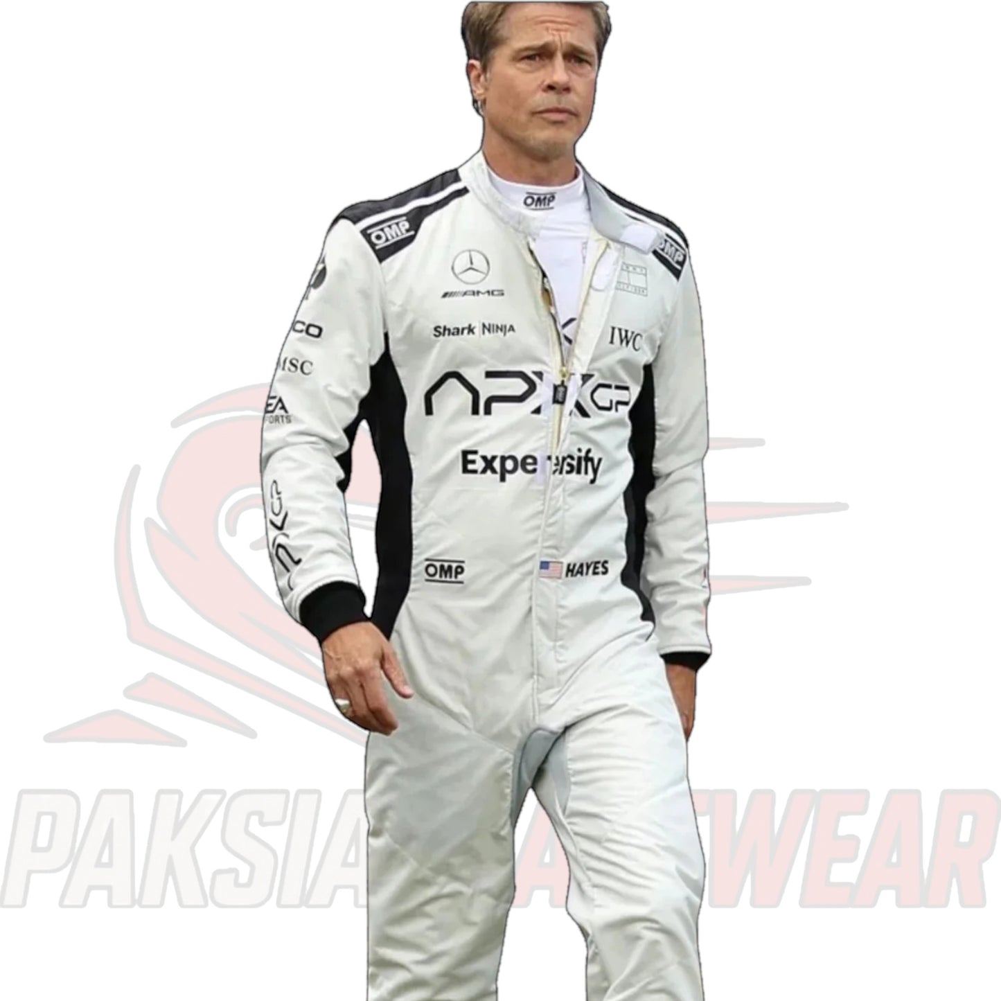 Brad Pitt Formula 1 Movie Go Kart Suit | Exclusive Racing Print Suit by Paksial