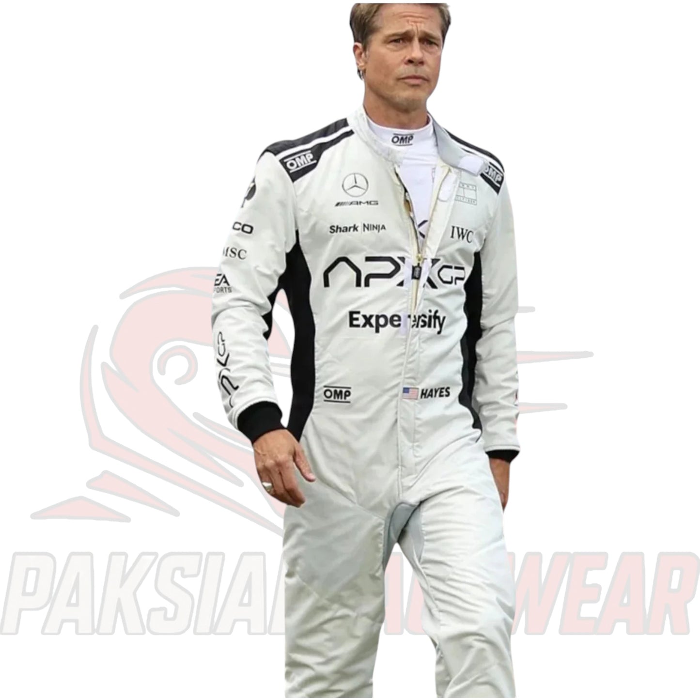 Brad Pitt Formula 1 Movie Replica Go Kart Printed Racing Suit