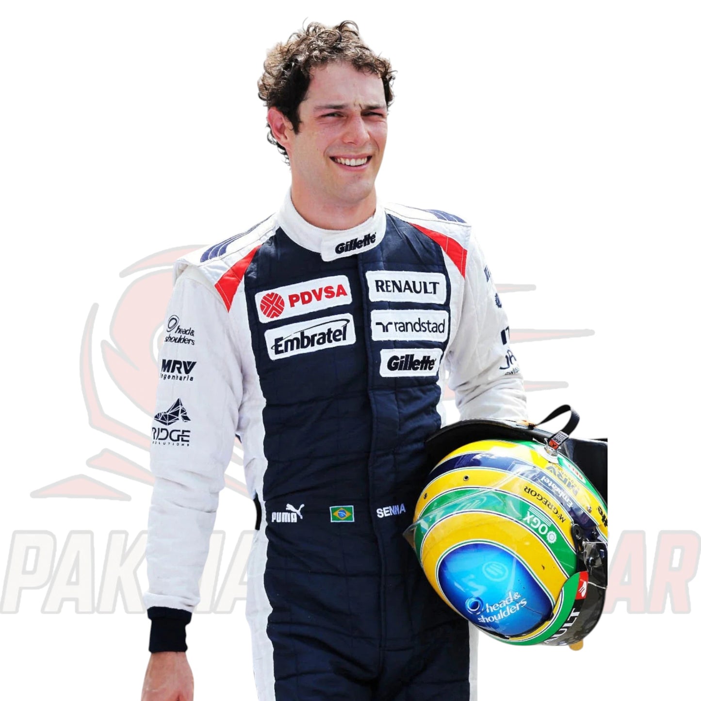 Bruno Senna 2012 Lotus Renault F1 Replica Racing Suit by Paksial Racewear