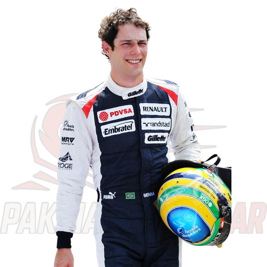 Bruno Senna 2012 Lotus Renault F1 Replica Racing Suit by Paksial Racewear