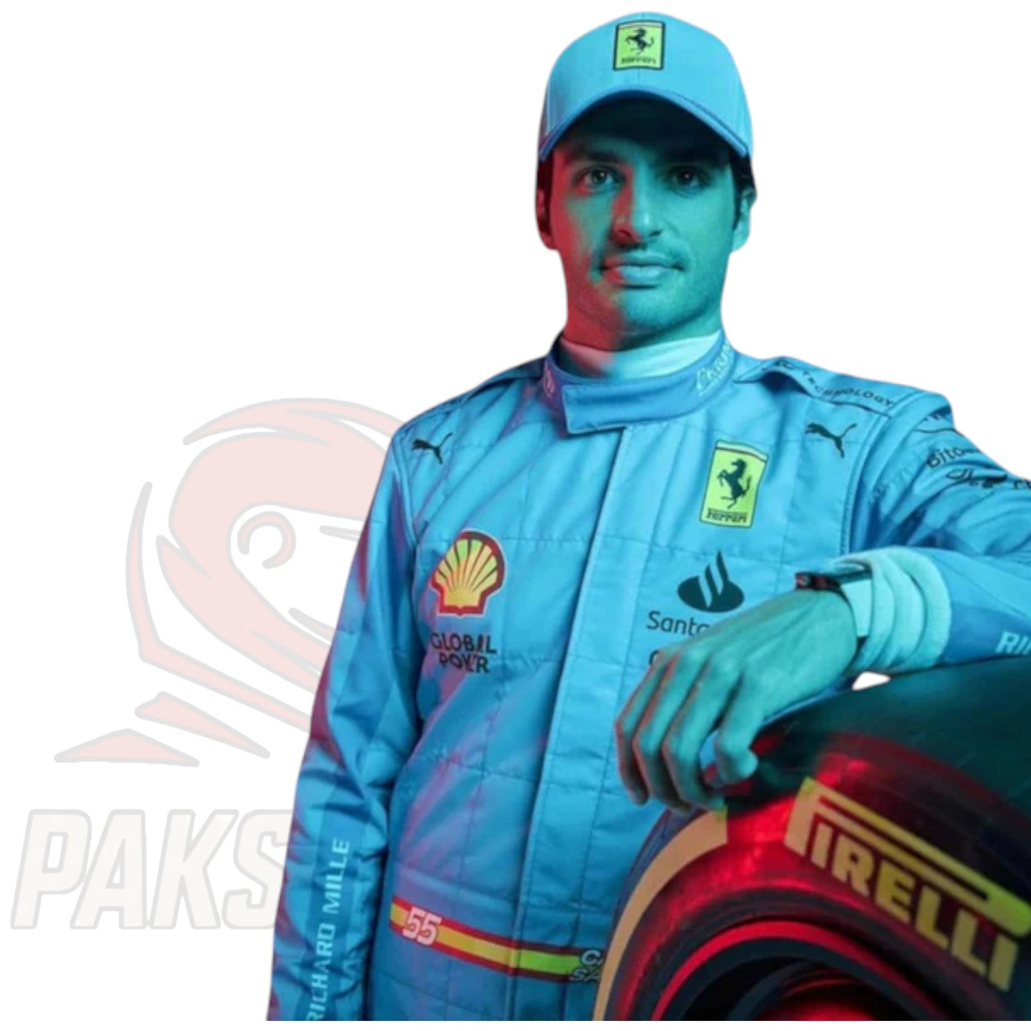 Carlos Sainz Jr. 2024 Ferrari F1 Team GP Replica Race Suit – Paksial Racewear