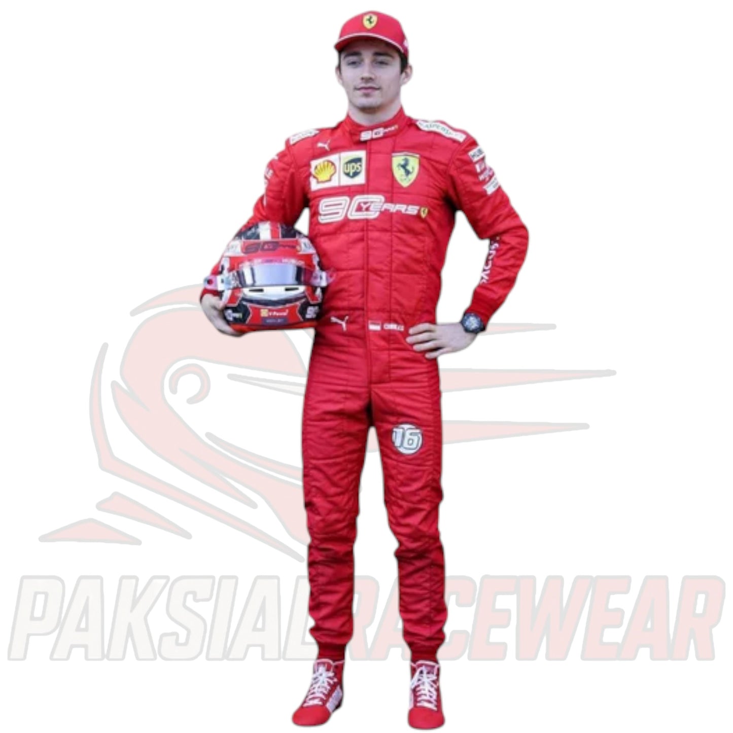 Charles Leclerc 2019 Ferrari 90 Years F1 Team Embroidered Replica Suit – Paksial Racewear