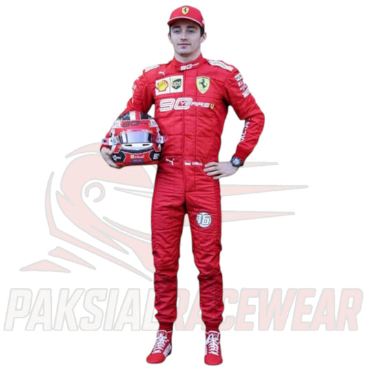 Charles Leclerc 2019 Ferrari 90 Years F1 Team Embroidered Replica Suit – Paksial Racewear