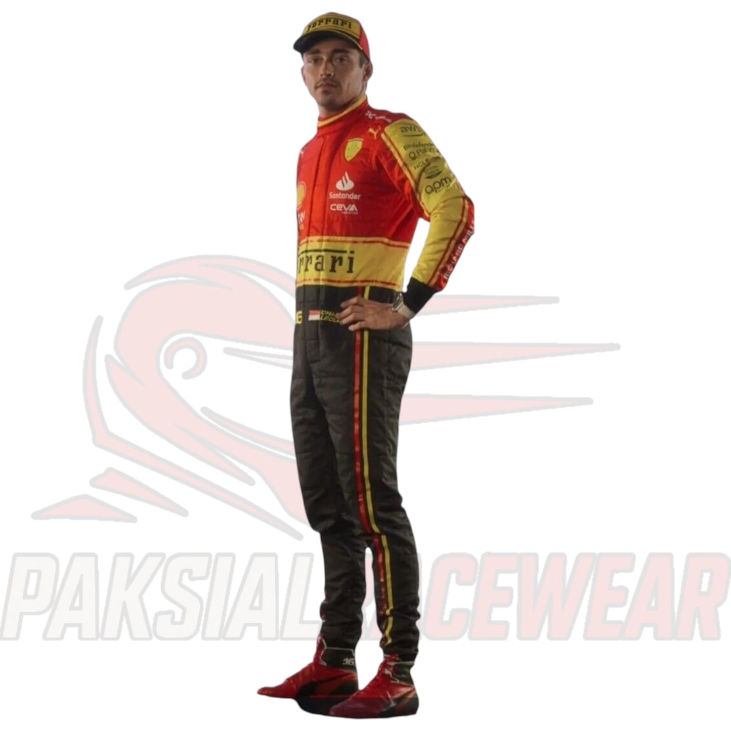 Charles Leclerc Scuderia Ferrari 2023 Monza GP F1 Race Suit | Paksial Racewear
