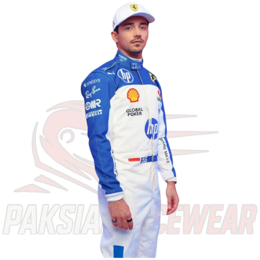 Charles Leclerc 2025 Ferrari HP Miami GP F1 Team Replica Race Suit – Paksial Racewear