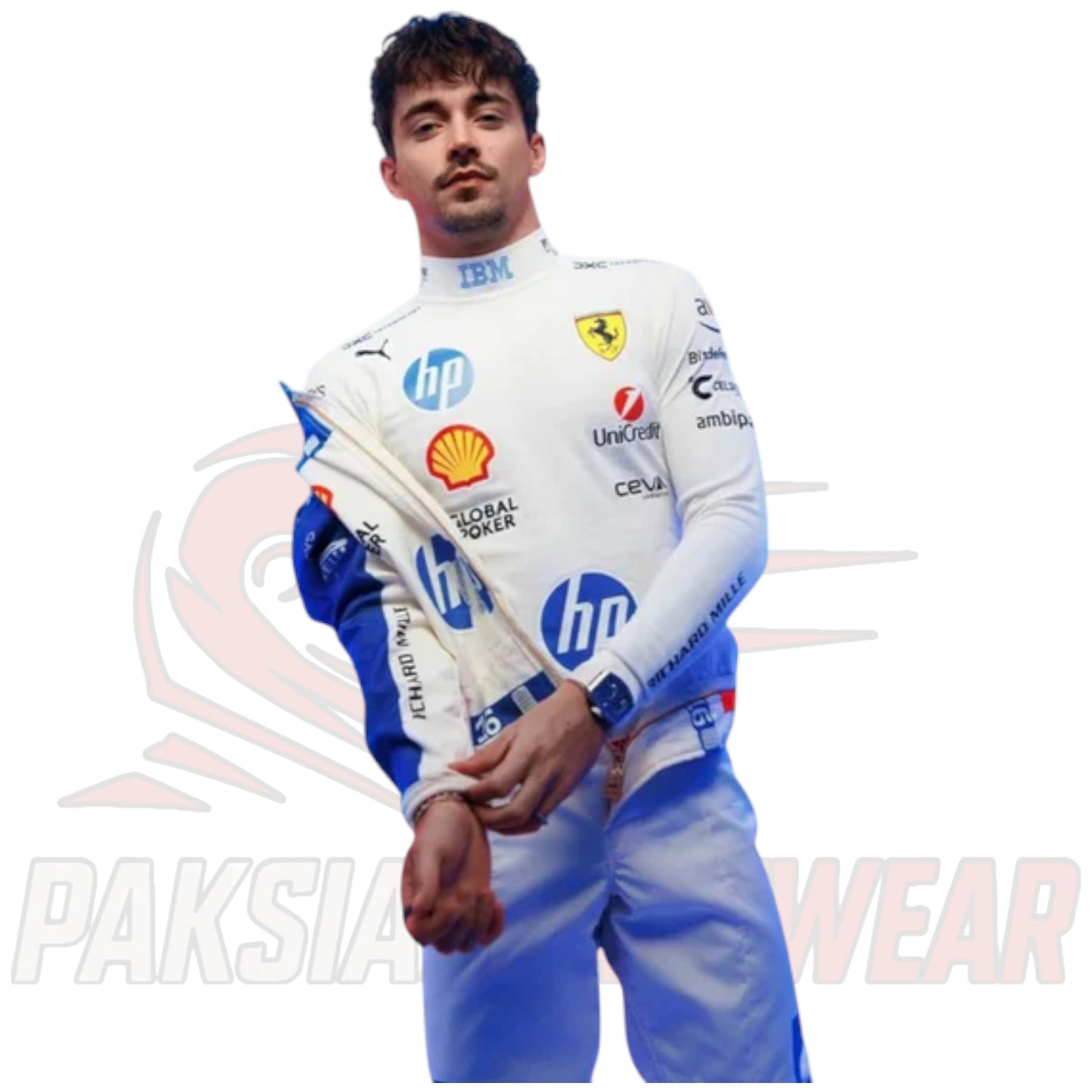 Charles Leclerc 2025 Ferrari HP Miami GP F1 Team Replica Race Suit – Paksial Racewear
