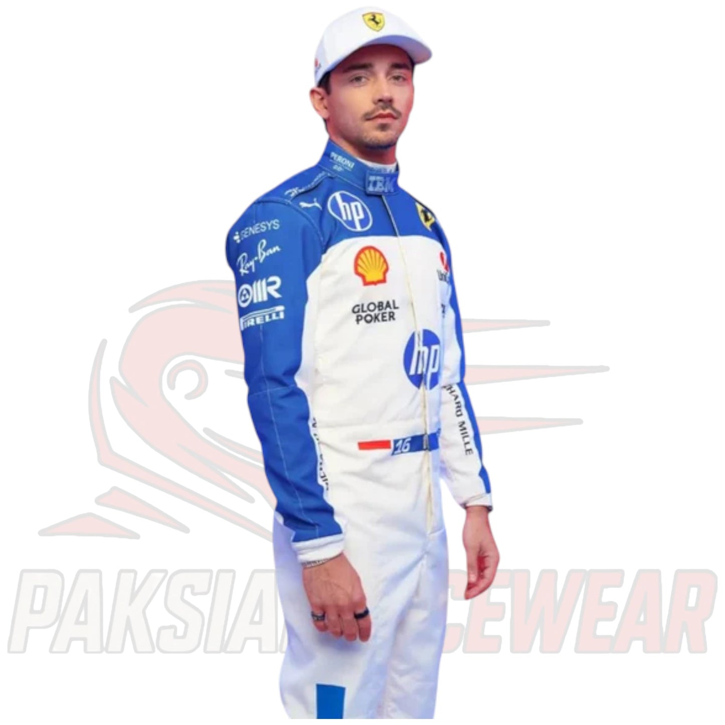 Charles Leclerc 2025 Ferrari HP Miami GP F1 Team Replica Race Suit – Paksial Racewear