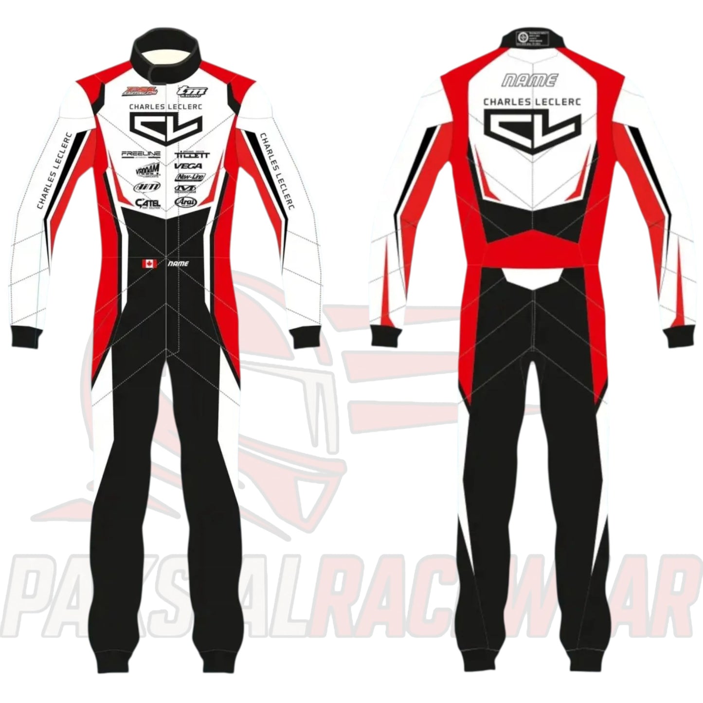 Charles Leclerc Go Kart Racing Suit