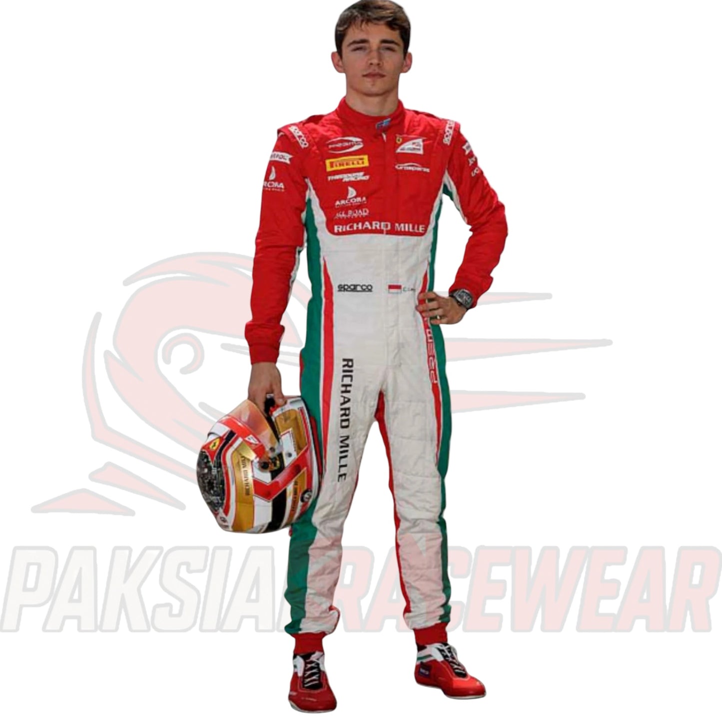 Charles Leclerc 2017 Ferrari F1 Replica Racing Suit