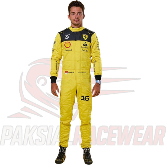 Charles Leclerc 2022 Scuderia Ferrari F1 Replica Racing Suit