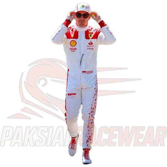 Charles Leclerc Scuderia Ferrari 2023 Monaco GP F1 Race Suit | Paksial Racewear