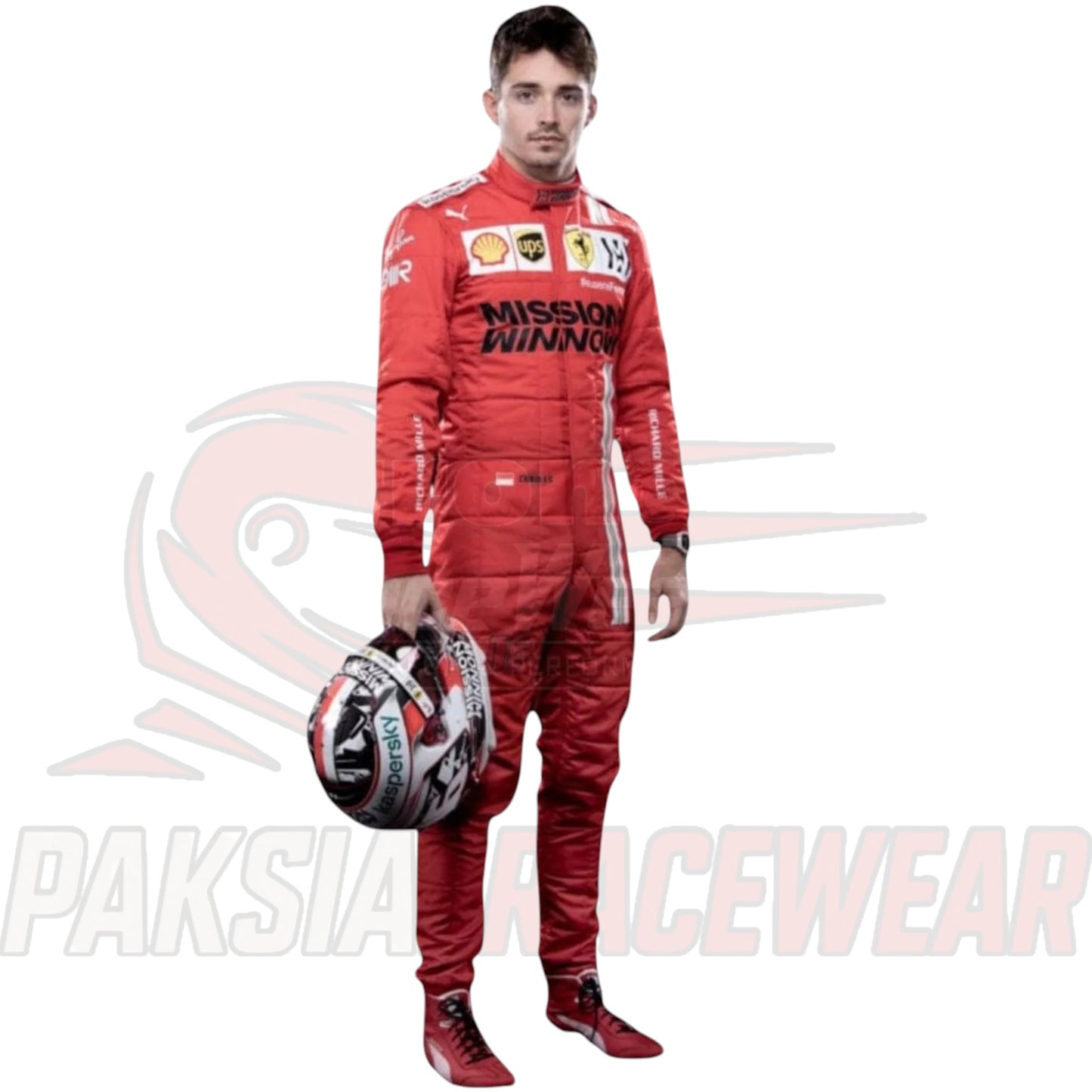Charles Leclerc 2021 Scuderia Ferrari F1 Replica Racing Suit