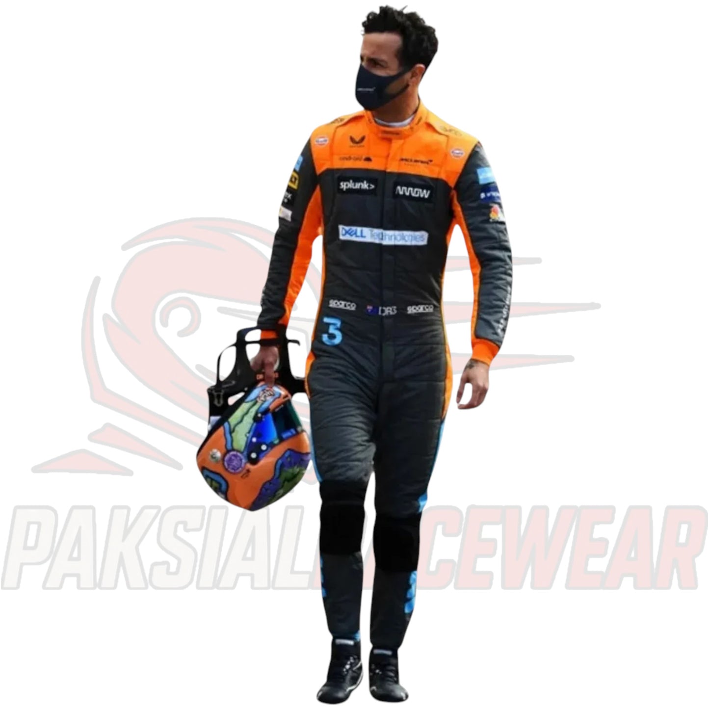 Daniel Ricciardo 2022 McLaren Formula 1 Team Race Suit Replica by Paksial Racewear