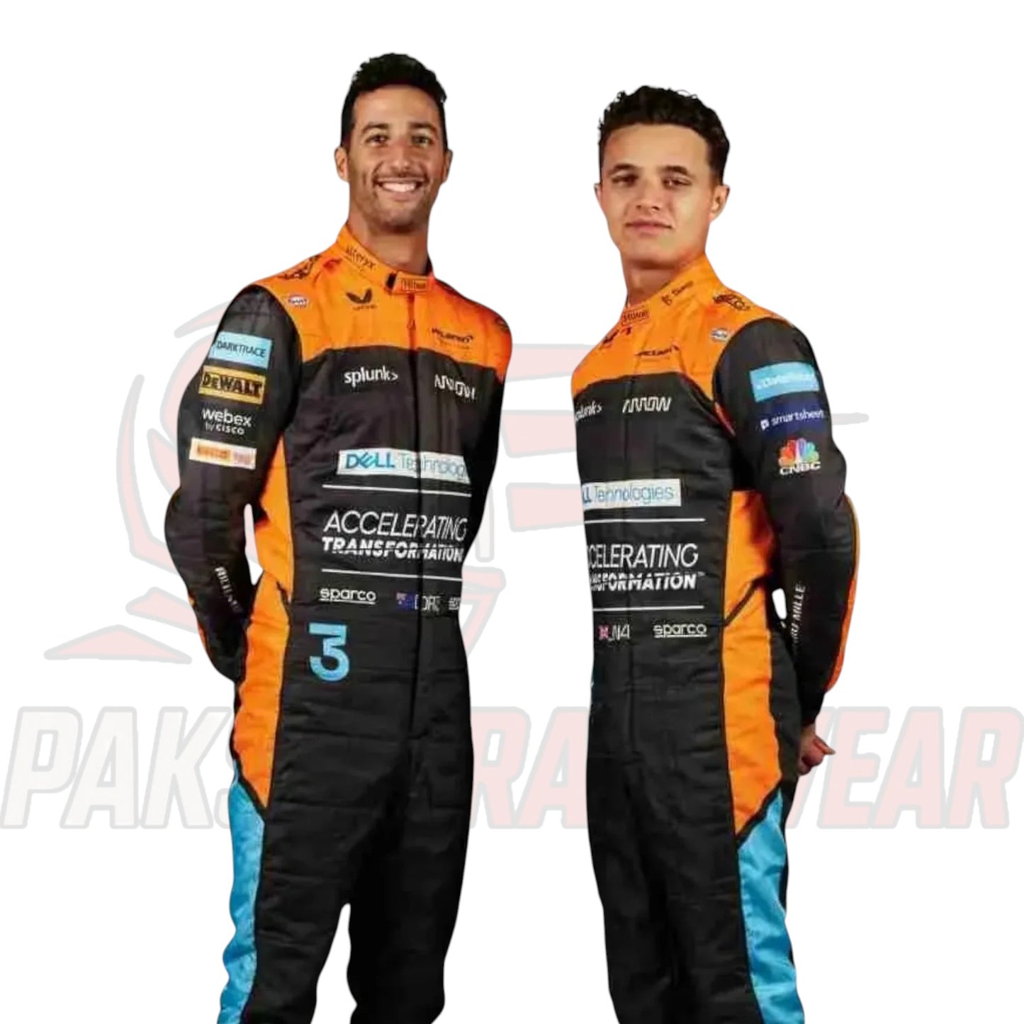 Daniel Ricciardo 2022 McLaren Formula 1 Team Race Suit Replica by Paksial Racewear