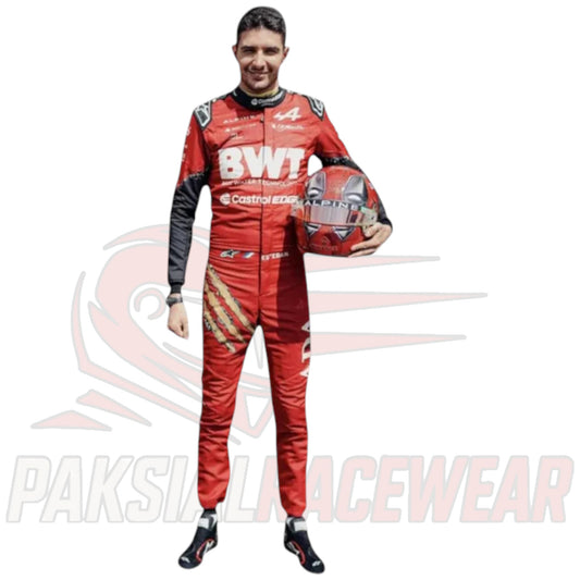 Esteban Ocon 2024 BWT Alpine F1 Team Racing Suit – New Season Replica