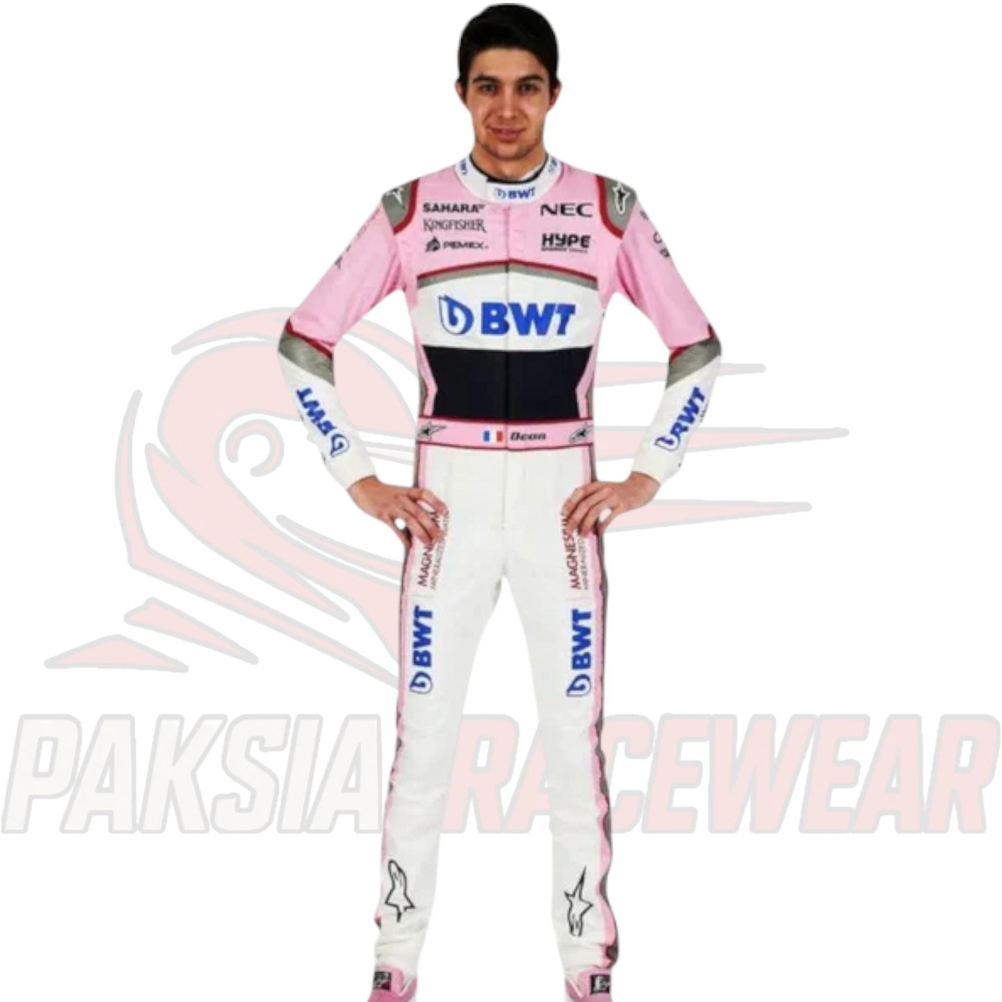 Esteban Ocon NEW Sahara Force India F1 Team Race Suit – Replica Edition