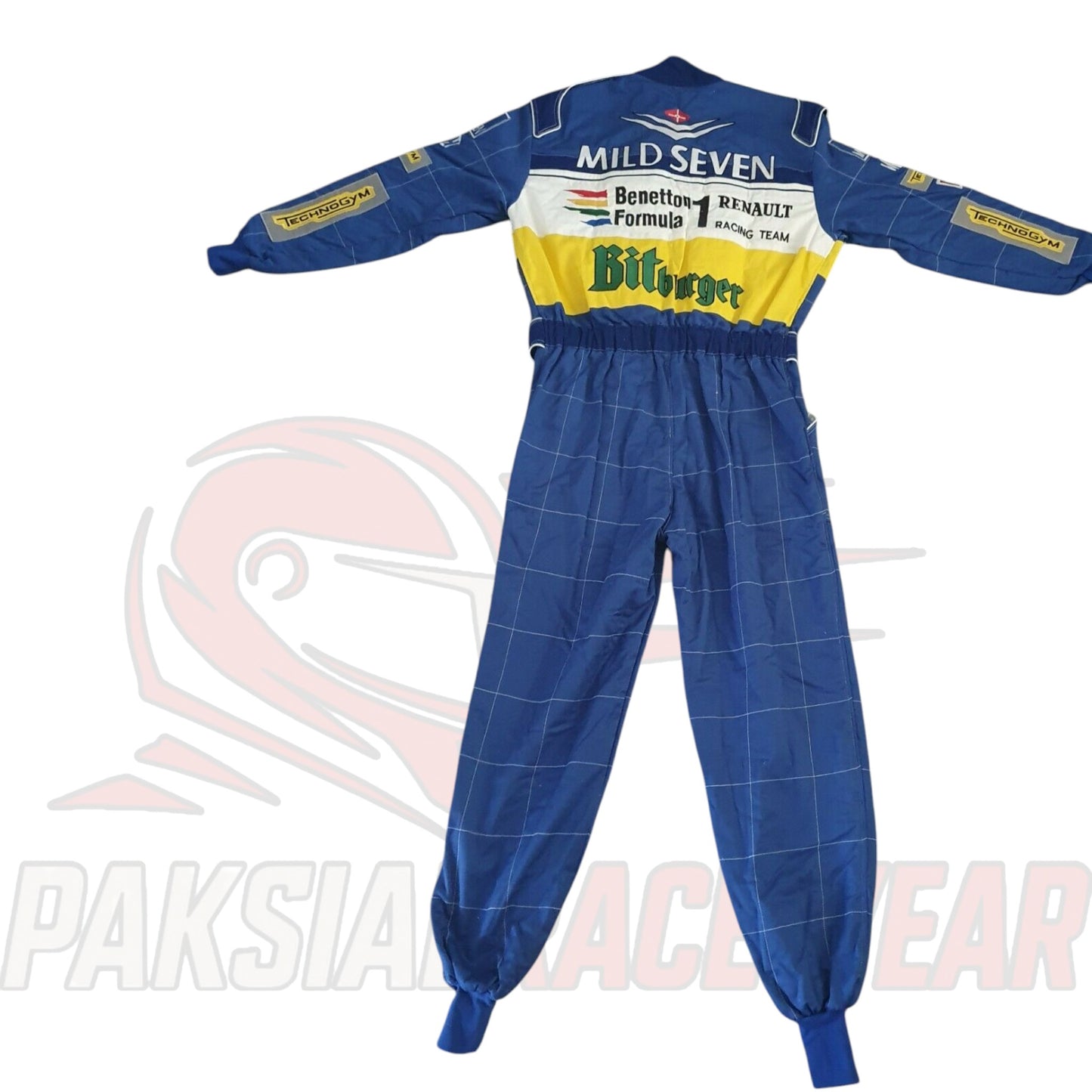 Michael Schumacher Benetton F1 Embroidered Replica Go Kart Race Suit