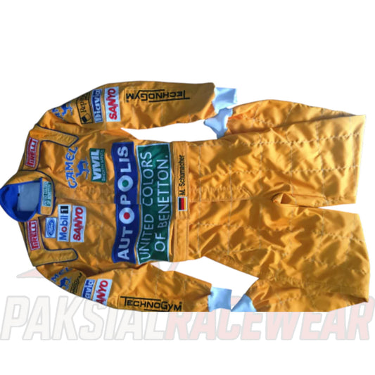 F1 Michael Schumacher 1992 Replica Embroidered Patches Racing Suit