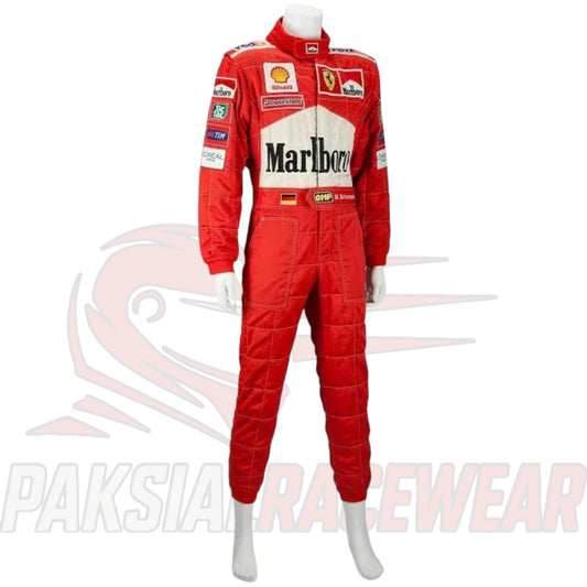 Michael Schumacher 2001 F1 Embroidered Patch Replica Race Suit | All Sizes