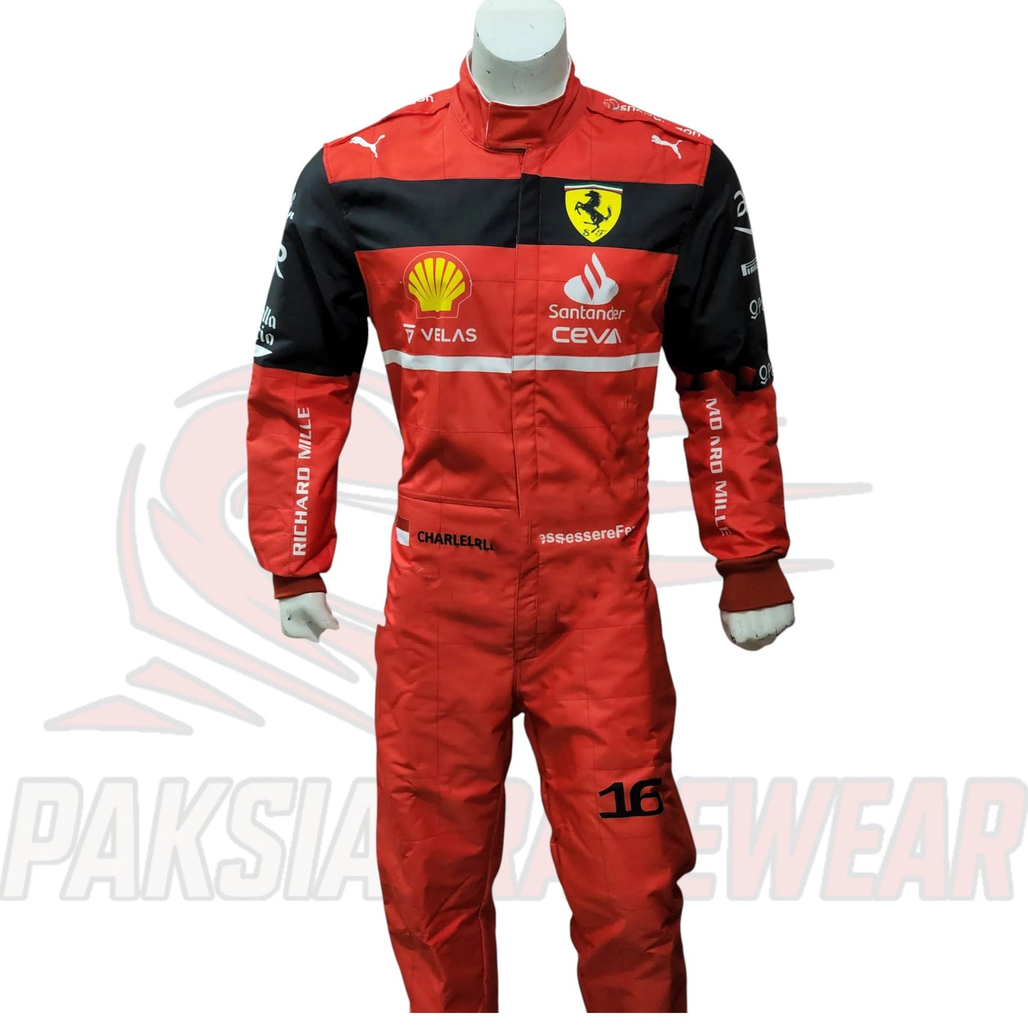 Charles Leclerc New Scuderia Ferrari F1 Replica Racing Suit