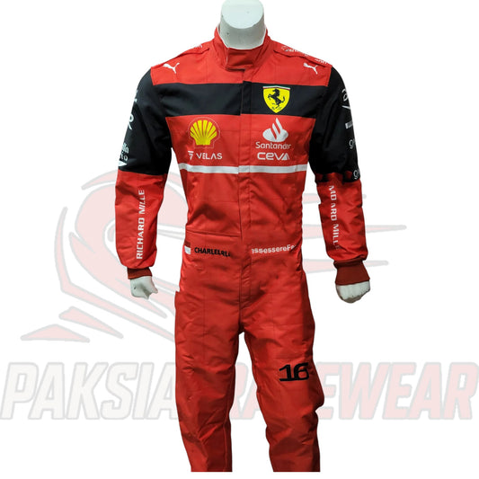 Charles Leclerc New Scuderia Ferrari F1 Replica Racing Suit