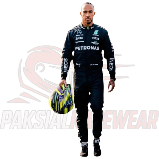 F1 Lewis Hamilton 2023 Printed Racing Suit – All Sizes Available – Authentic Replica