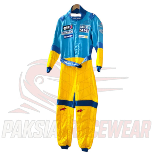 Fernando Alonso 2002 Renault F1 Embroidered Race Suit – Paksial Racewear