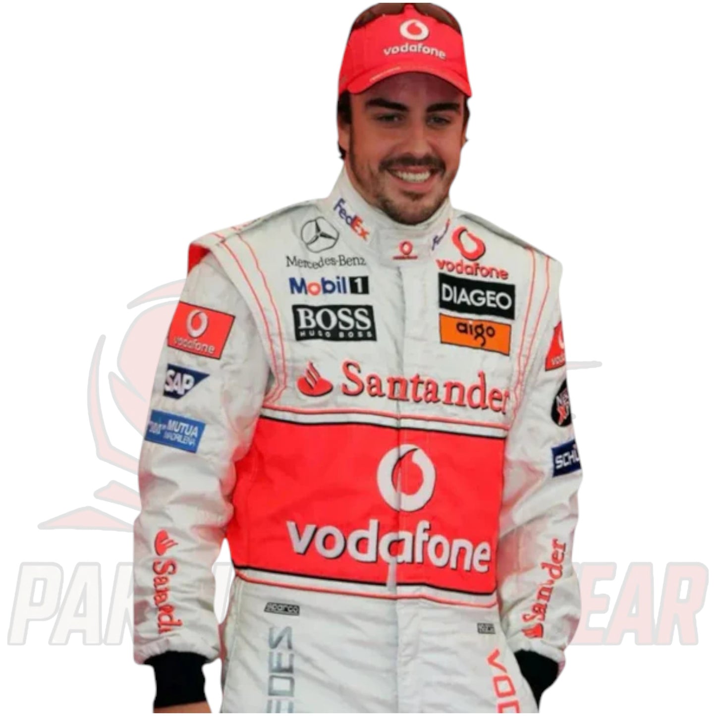 Fernando Alonso 2007 McLaren F1 Embroidered Race Suit – Paksial Racewear