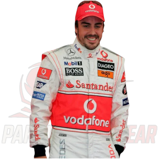 Fernando Alonso 2007 McLaren F1 Embroidered Race Suit – Paksial Racewear
