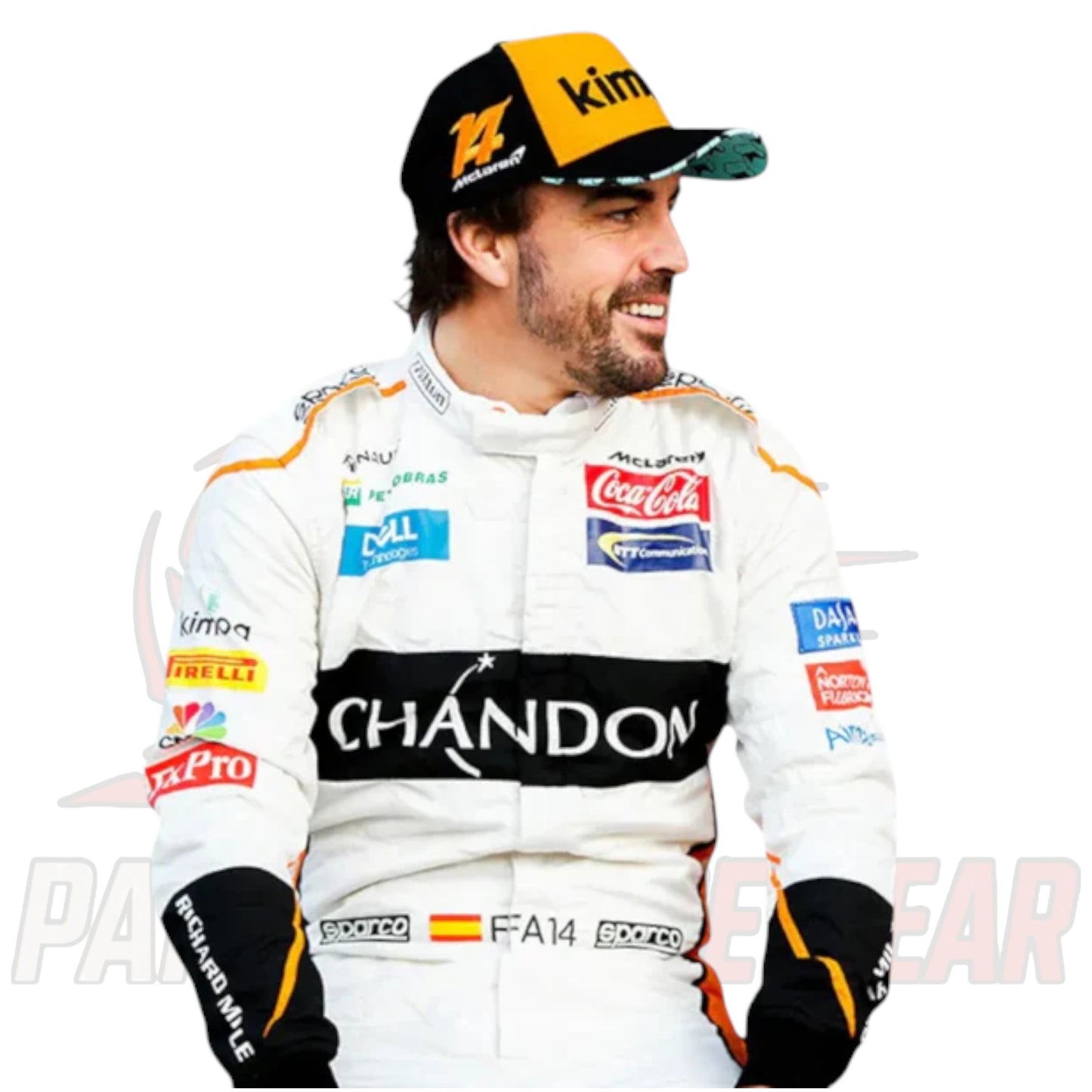 Fernando Alonso 2018 McLaren F1 Replica Race Suit – Paksial Racewear
