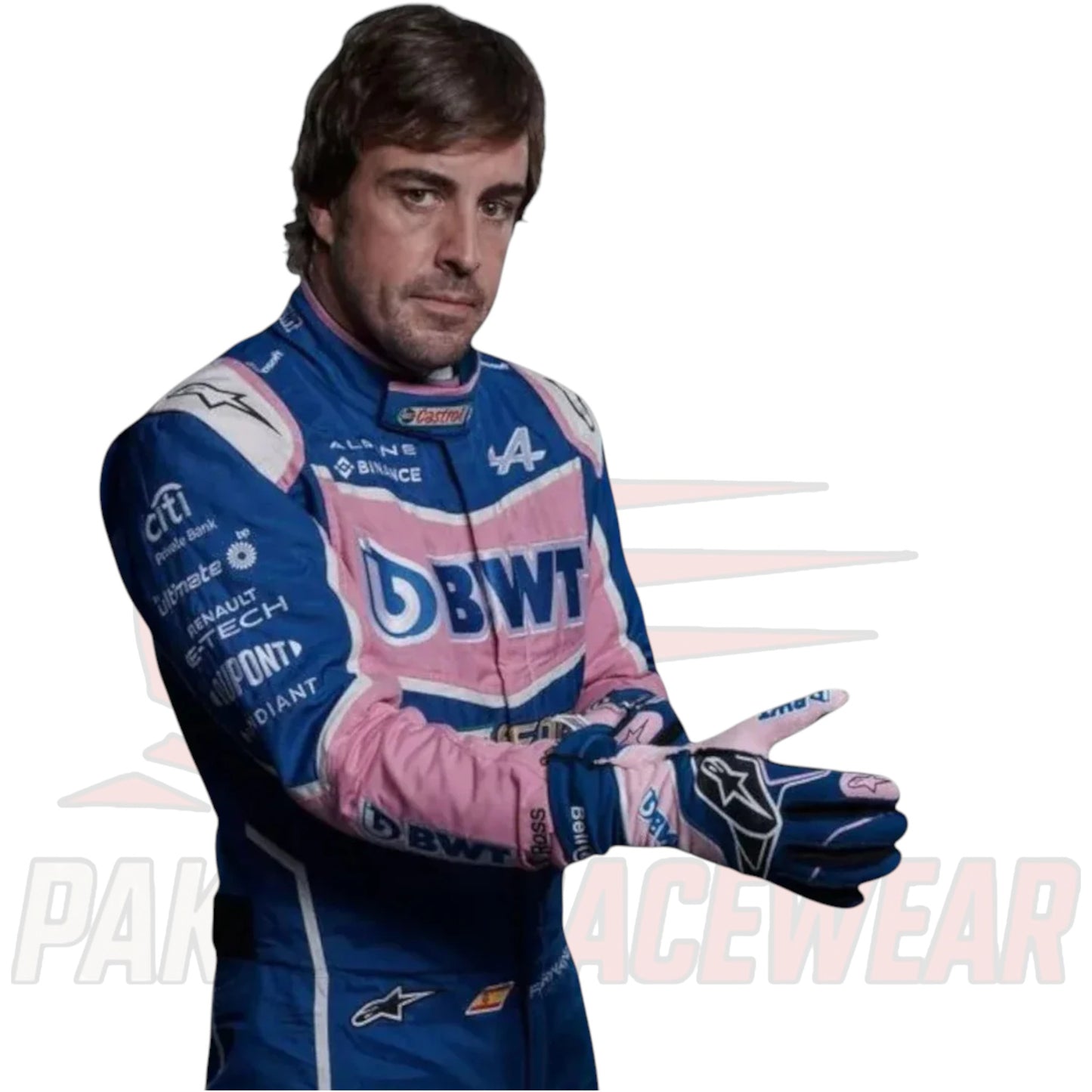 Fernando Alonso 2022 BWT Alpine F1 Team Replica Race Suit – Paksial Racewear
