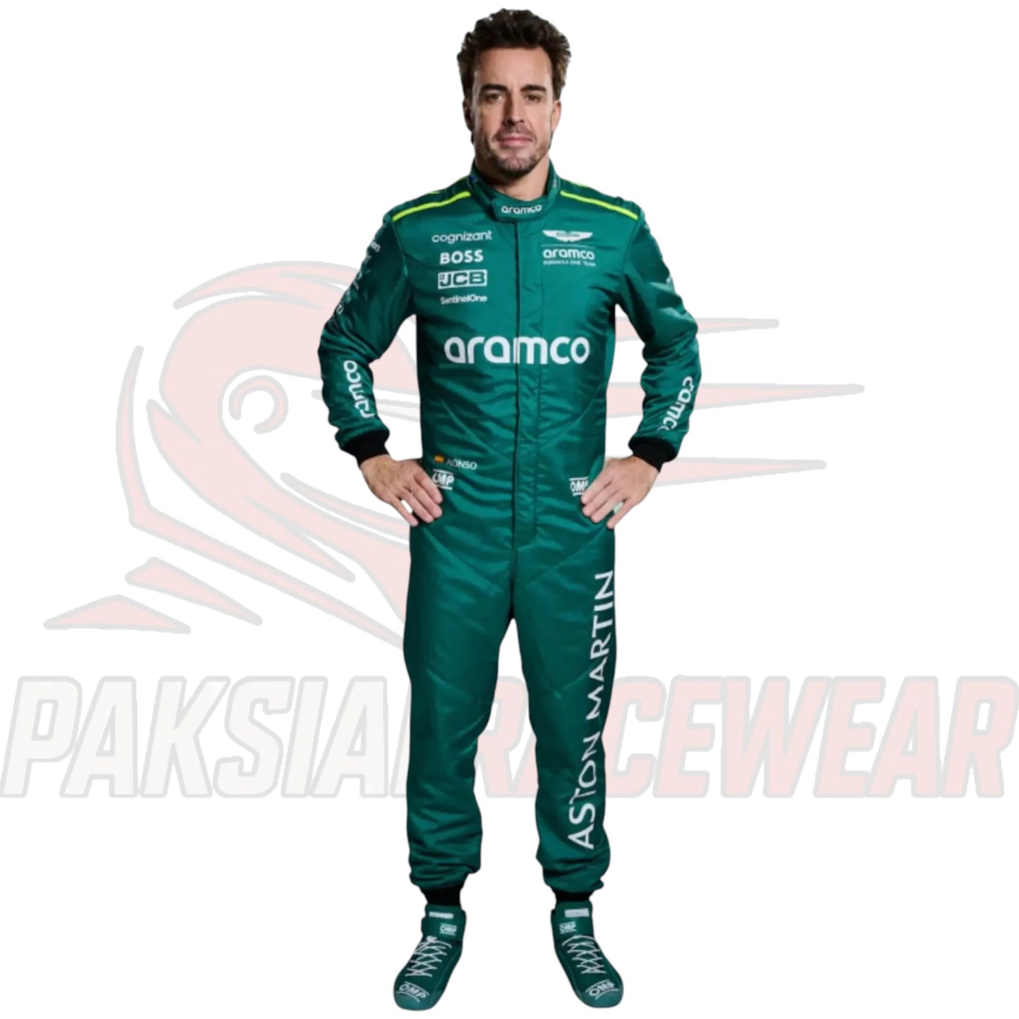 Fernando Alonso 2024 Aston Martin F1 Printed Racing Suit