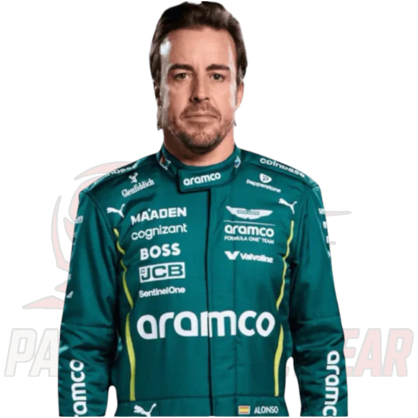 Fernando Alonso 2025 Aston Martin F1 Replica Race Suit – Paksial Racewear