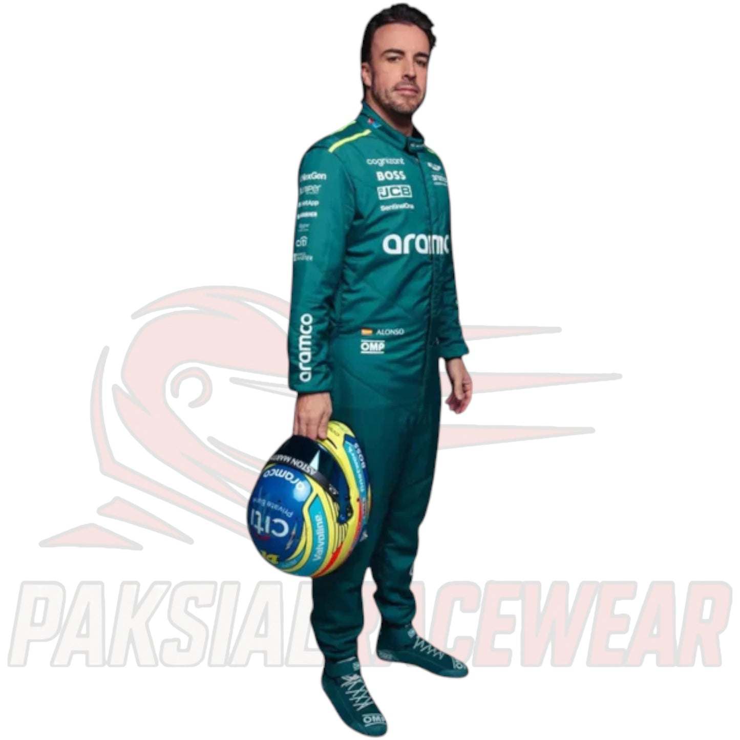 Fernando Alonso 2025 Aston Martin F1 Replica Race Suit – Paksial Racewear