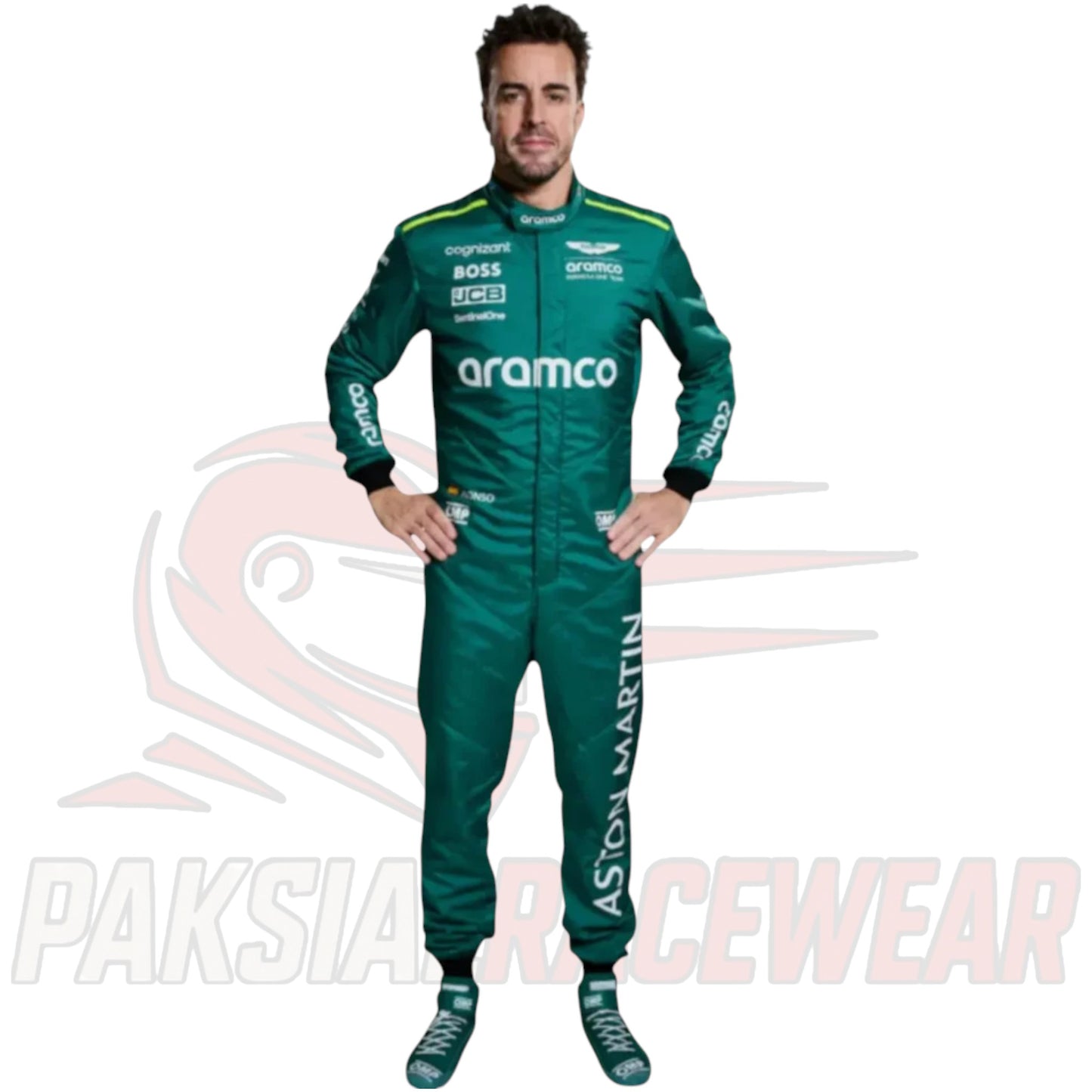 Fernando Alonso 2025 Aston Martin F1 Replica Race Suit – Paksial Racewear