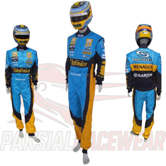Fernando Alonso 2006 F1 Embroidered Go Kart Replica Race Suit