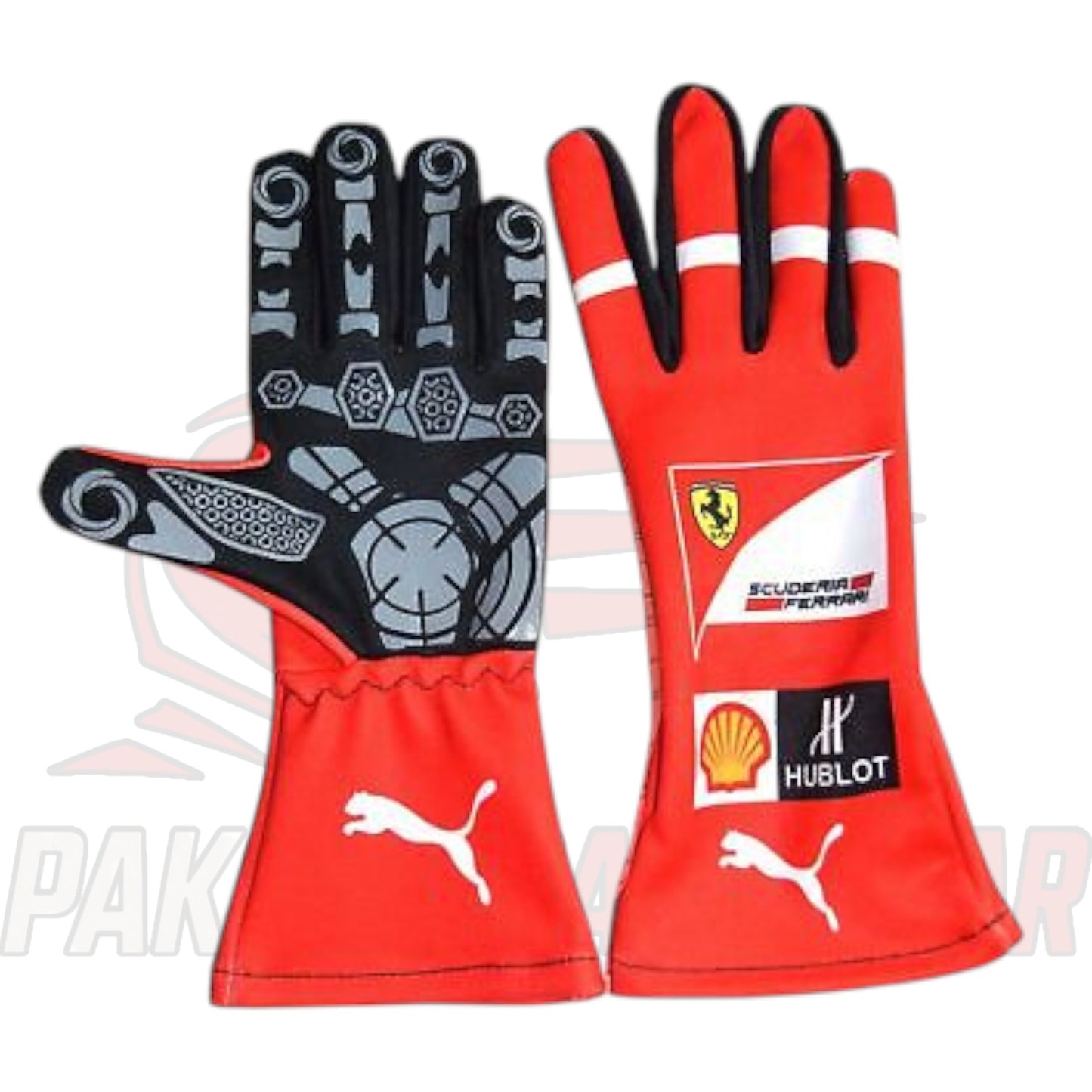 Ferrari F1 Go Karting & Racing Gloves | Paksial Racewear
