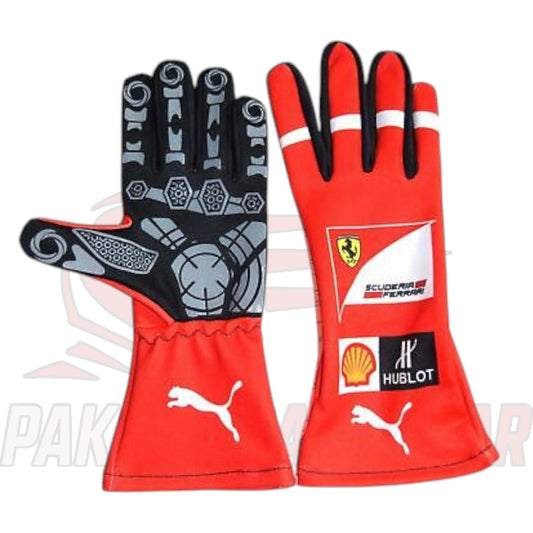 Ferrari F1 Go Karting & Racing Gloves | Paksial Racewear