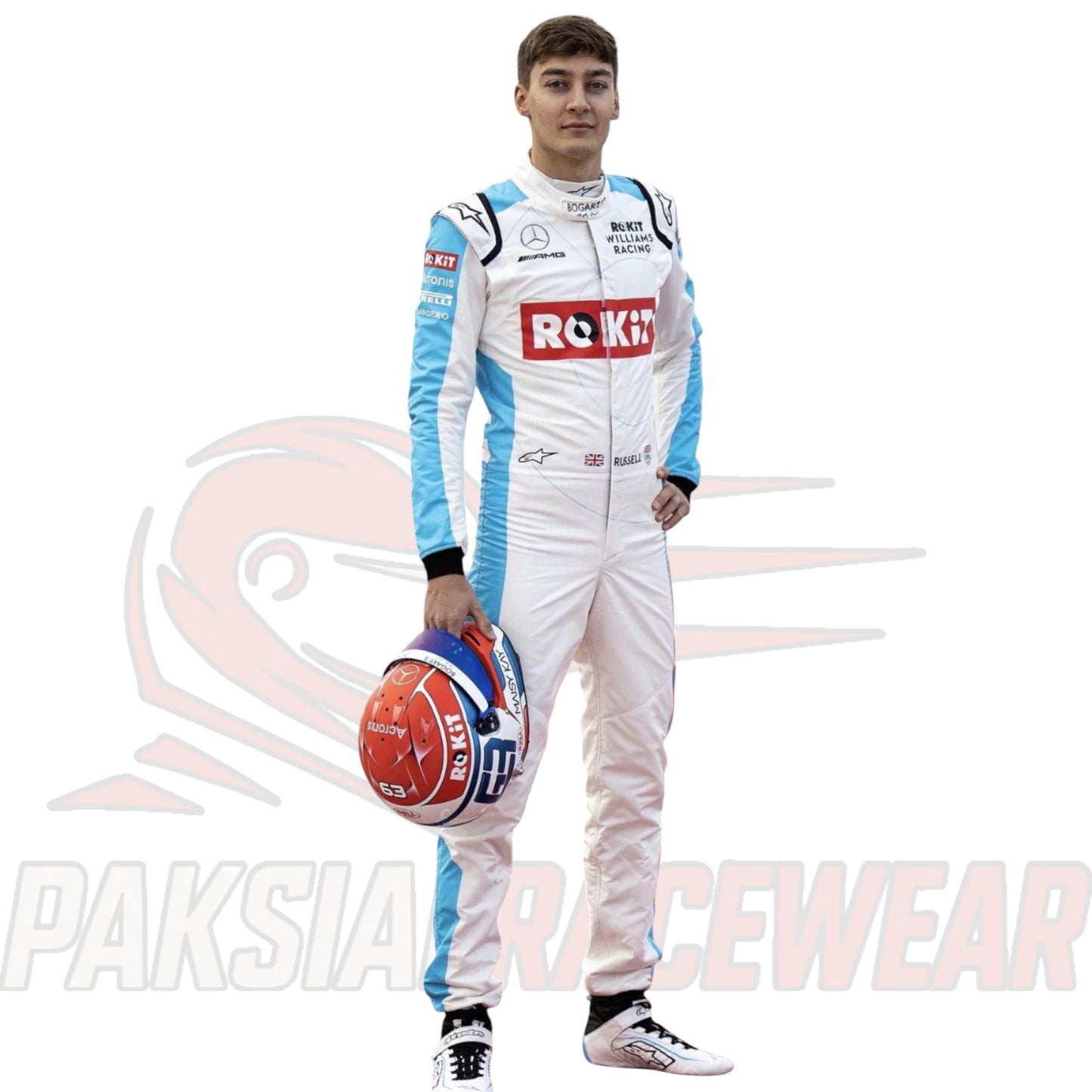 George Russell 2020 Williams Racing F1 Replica Race Suit | Premium Formula 1 Collectible