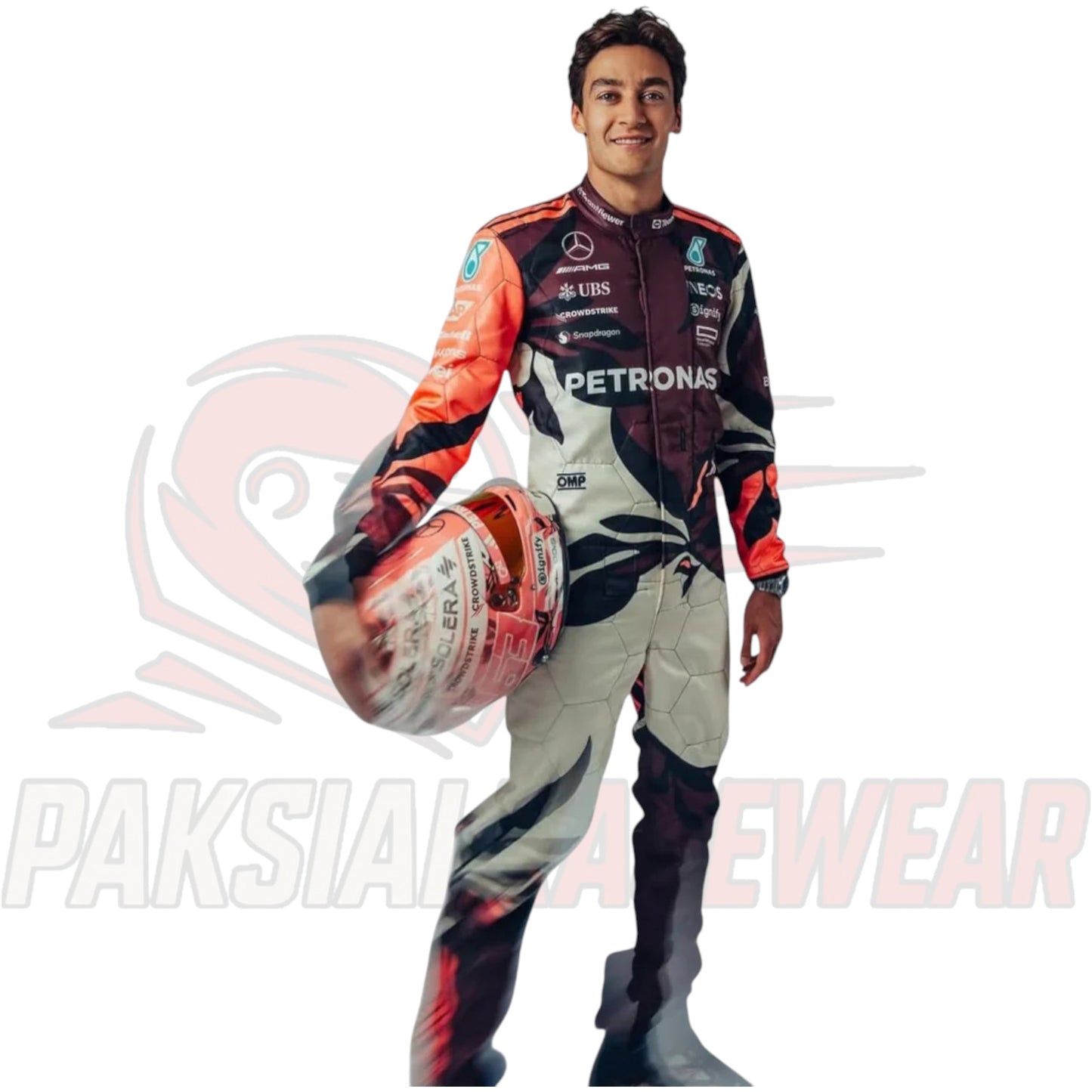 George Russell 2025 Mercedes F1 Miami GP Race Suit