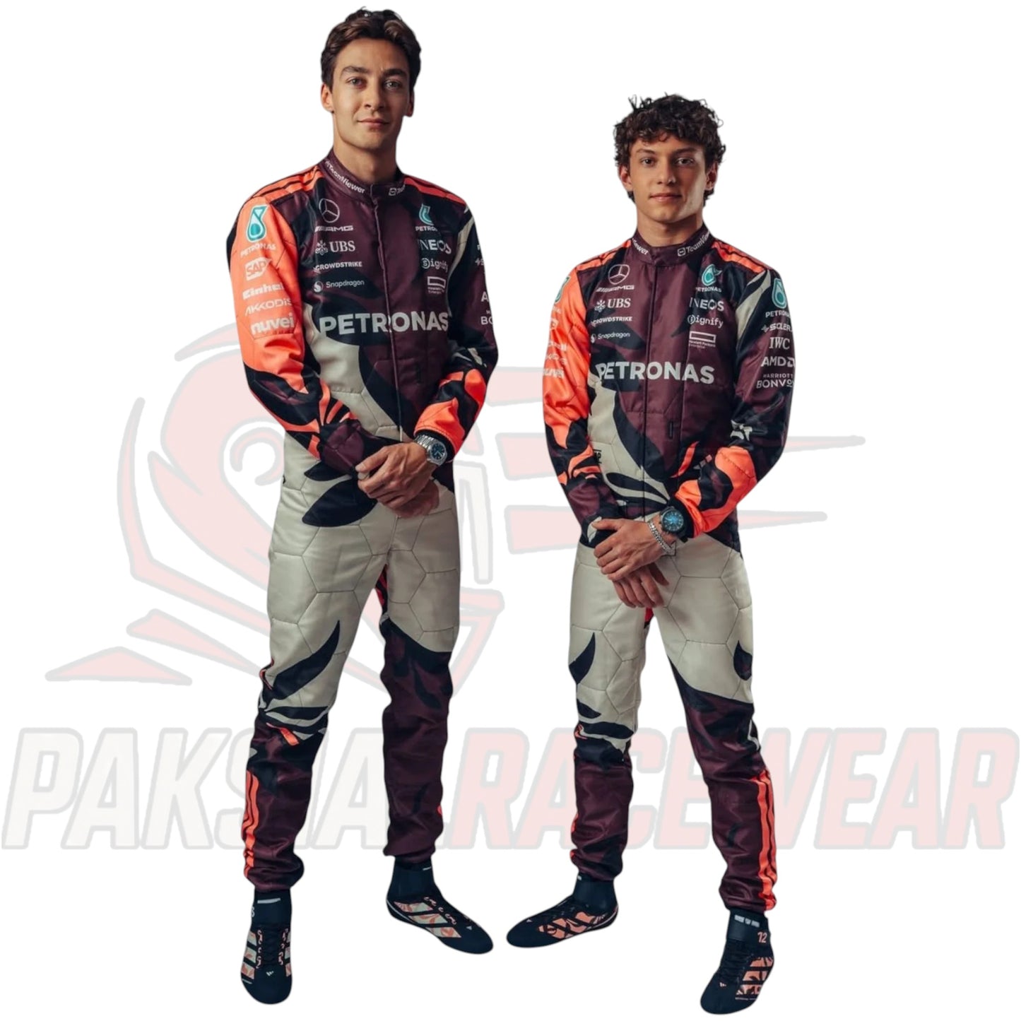 George Russell 2025 Mercedes F1 Miami GP Race Suit
