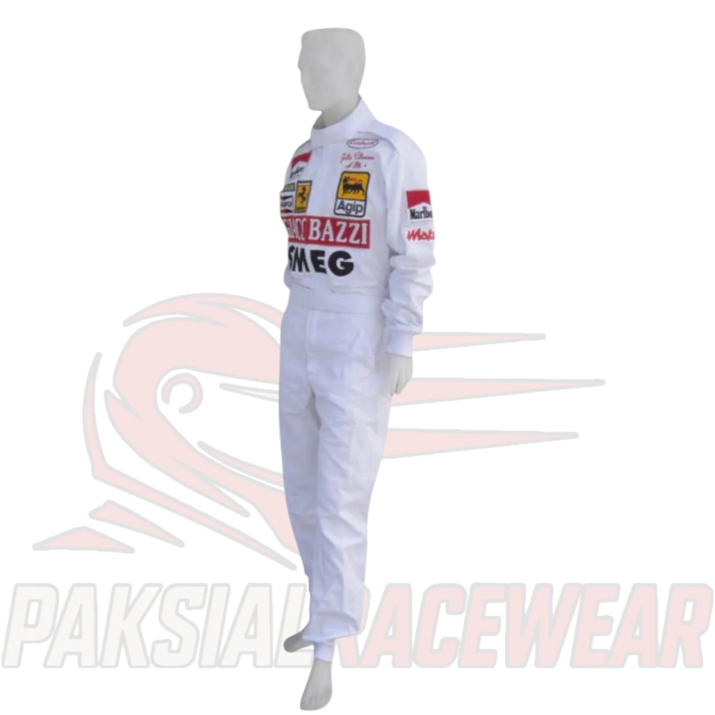 Gilles Villeneuve 1980 SMEG F1 Embroidered Racing Suit by Paksial Racewear